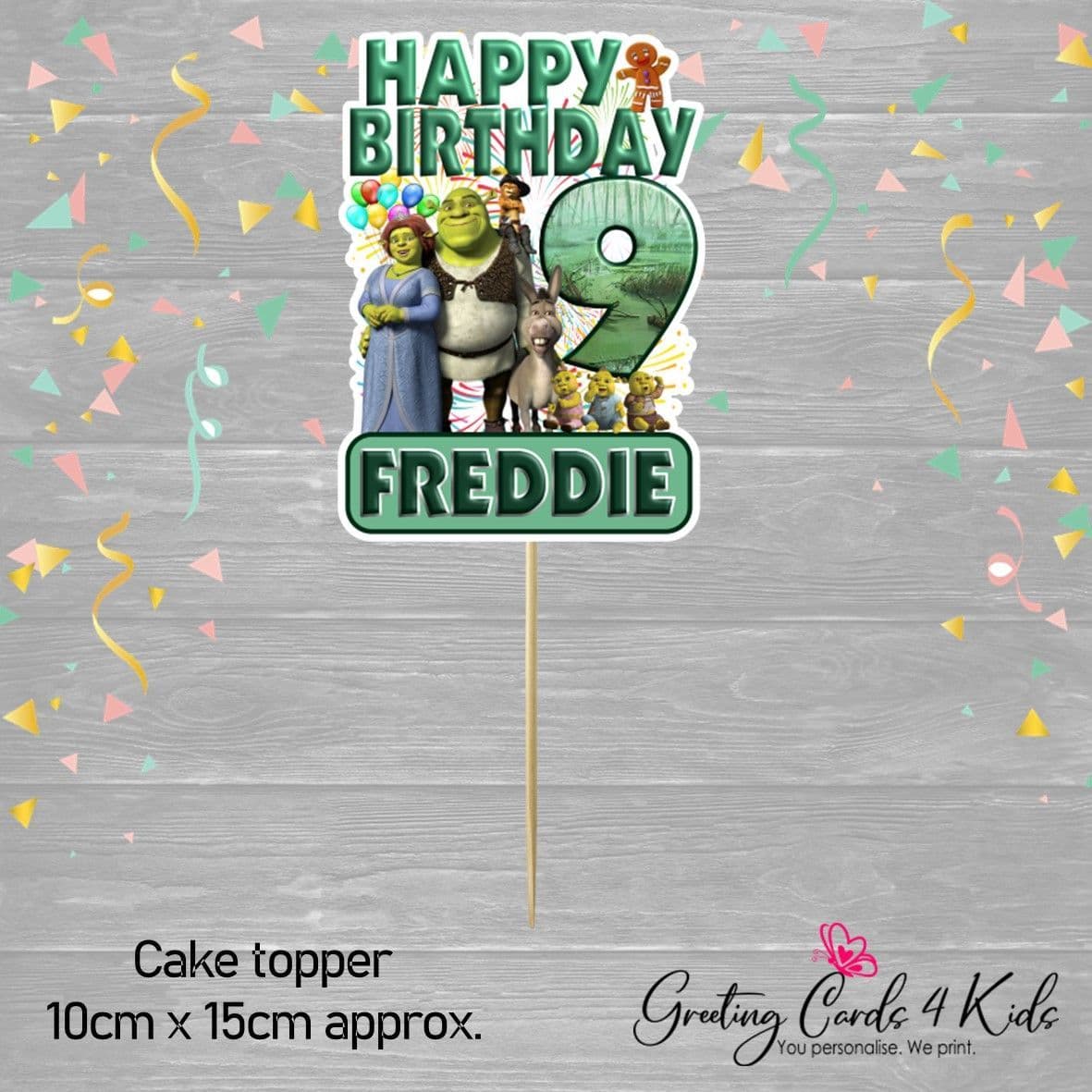 Shrek Cake Topper