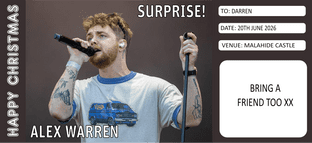 Suprise Alex Warren Ticket Gift Design 1