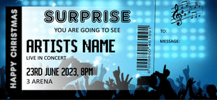 Suprise Concert Ticket Gift