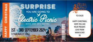 Suprise Electric PicnicTicket Gift