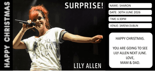 Suprise Lily Allen Ticket Gift