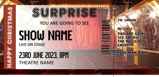Suprise Theatre Ticket Gift