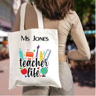Teacher Life Tote Bag