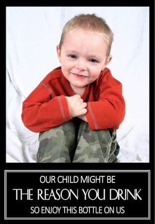 Teacher Photo Wine Label