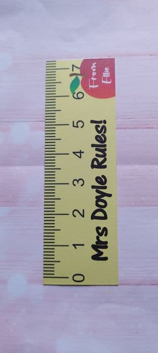 Teacher Ruler Bookmark