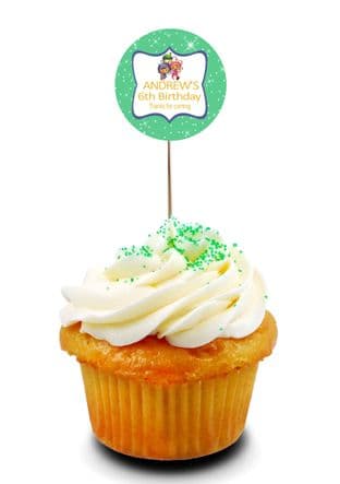Team Umizoomi Cupcake Picks/Toppers