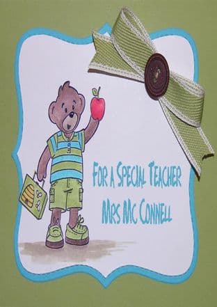 Thank You Teacher Card Design 1