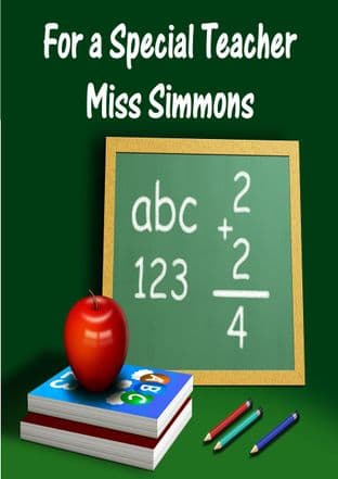 Thank You Teacher Card Design 6