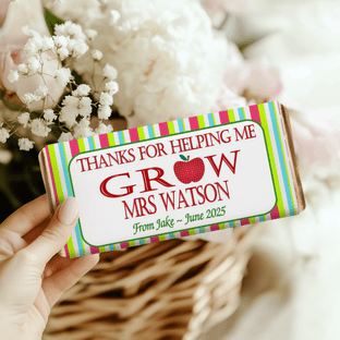 Thank You Teacher OR SNA Chocolate Candy Bar Wrapper