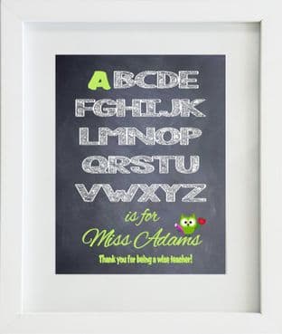 Thank You Teacher Print Design 4