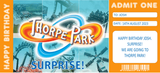 Thorpe Park Themed Surprise Holiday Ticket