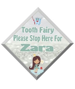 Tooth Fairy Stop Here Window Sign