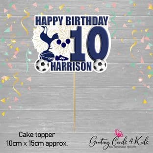 Tottenham Hotspurs Cake Topper