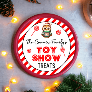 Toy Show Circle Sweet Tub Sticker