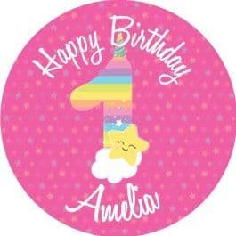 Unicorn Number Stickers