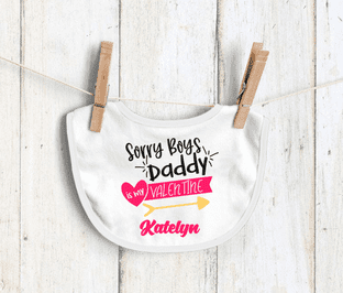 Valentine's Day Baby Bib 5