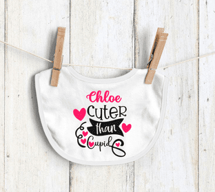 Valentine's Day Baby Bib 7