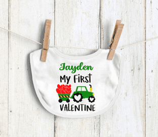 Valentine's Day Baby Bib 9
