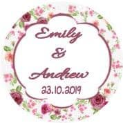 Vintage Floral Sticker