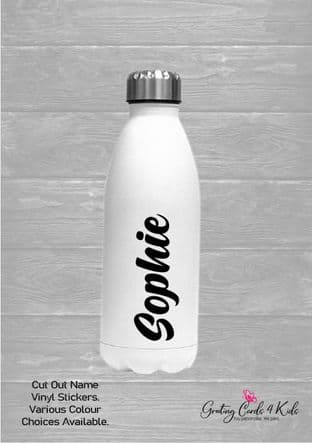 Waterproof Vinyl Name Decal - Read Description