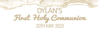 White & Gold Communion Chocolate Candy Bar Wrapper