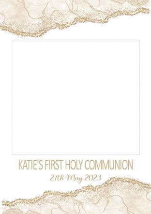 White & Gold Selfie Frame