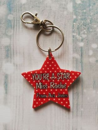 You're a Star Teacher Keyring