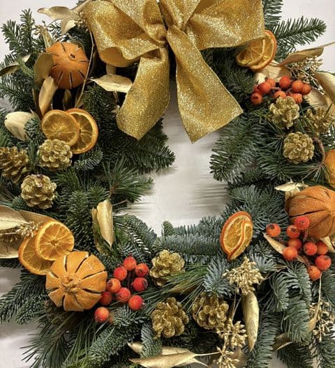 Christmas Door Wreath 26th Nov 10:30am-12:00 Beltinge Hall