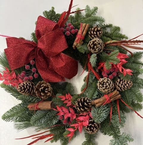 Christmas Door Wreath 26th Nov 6:30-8:00pm Beach Creative