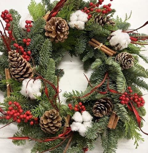 Christmas Door Wreath 3rd Dec 6:30-8:00pm Swalecliffe