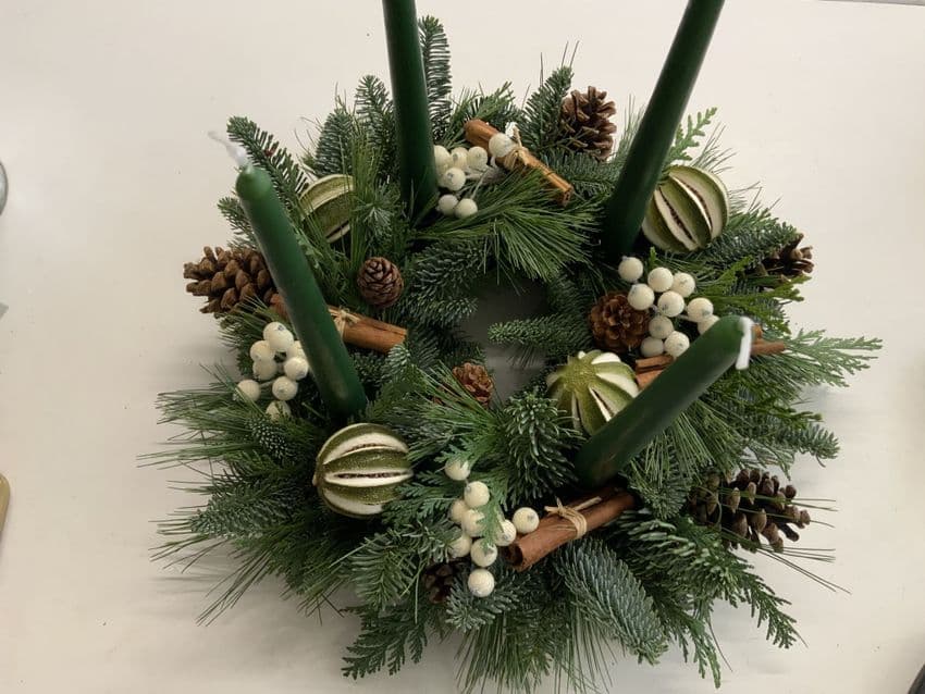 Forest Green Advent Ring