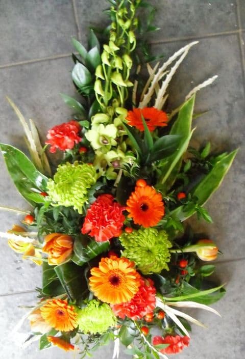 Orange and Lime Single-Ended Spray