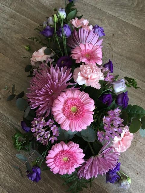 Pink and Lilac Single-Ended Spray