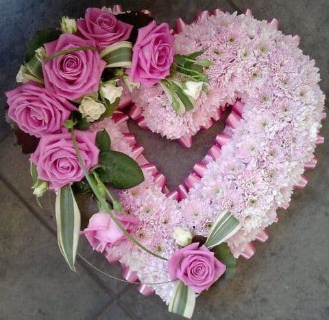 Pink Based Open Heart