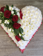 Red and White Based Heart