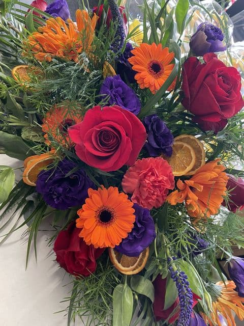 Reds, Oranges and Purple