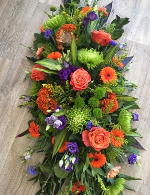 Vibrant Casket Spray