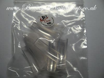 50 Clear Half Well/short contact area Refill Tips  Size 6