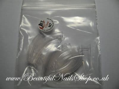 50 Clear Half Well/short contact area Refill Tips  Size 7