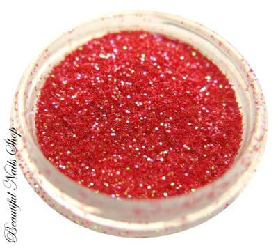 Amber orange - aqua - glitter dust