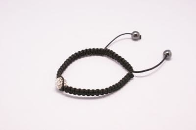 Bracelet Middle East Rhinestone, Hematite Bead - crystal
