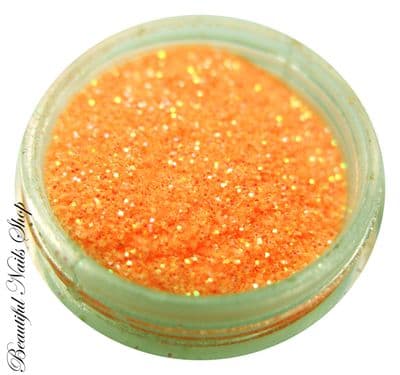 Bright Orange Glitter