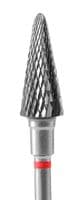 Carbide nail drill bit, “cone” red, diameter 6 mm / working part 14 mm (FT71R060/14)