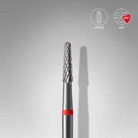 Carbide nail drill bit, “cone” red, head diameter 2.3 mm / working part 8 mm (FT71R023/8)