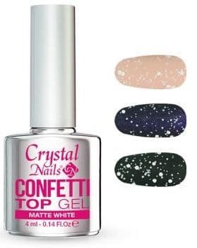 Confetti Top Gel - Matte White 4ml