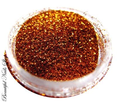 Coppery glitter - metalic