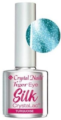 CrystaLac Tiger Eye Silk - Turquoise