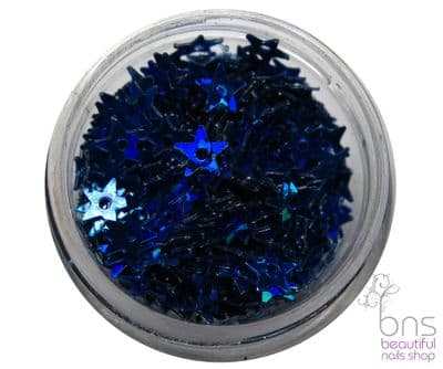 Dark blue metalic stars