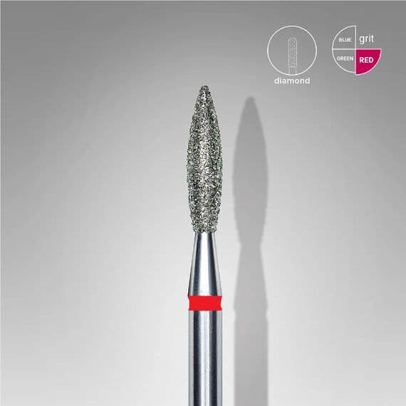 Diamond nail drill bit “flame” 2.3mm