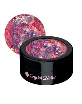 Glam glitter - 2 Pink rainbow